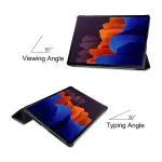 Samsung Tab S7+ Plus Smart Case 12.4 2020 SM-T970/T976B Magnetic Tablet Case Slim Stand Flip Coque Auto Wake/Sleep Smart Cover