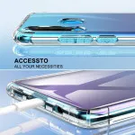 Huawei P20 Lite Bumper Clear Case Shockproof Slim Case, Crystal Clear