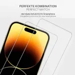 iPhone 15 Pro Max Screen Protector Crystal Clear 2 Pack Tempered Glass