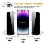 iPhone 15 Pro Max Privacy Screen Protector Tempered Glass