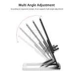 Adjustable height Desk Stand Holder Mobile Phone Folding Portable