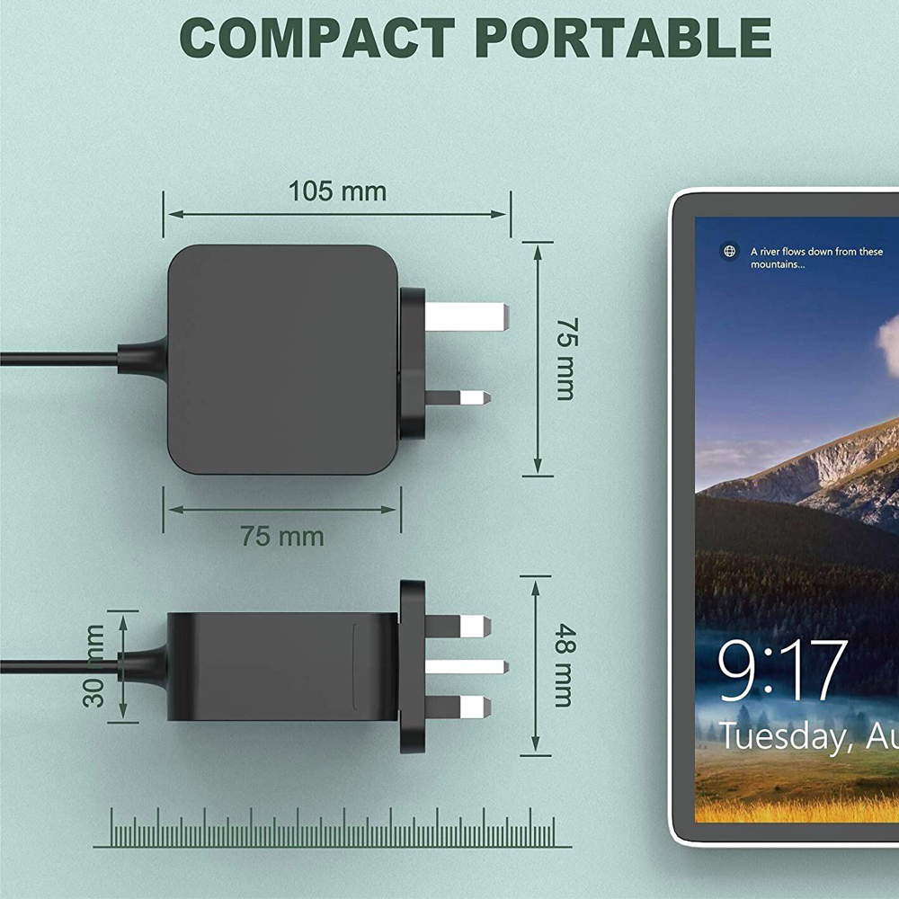 65W USB C laptop charger