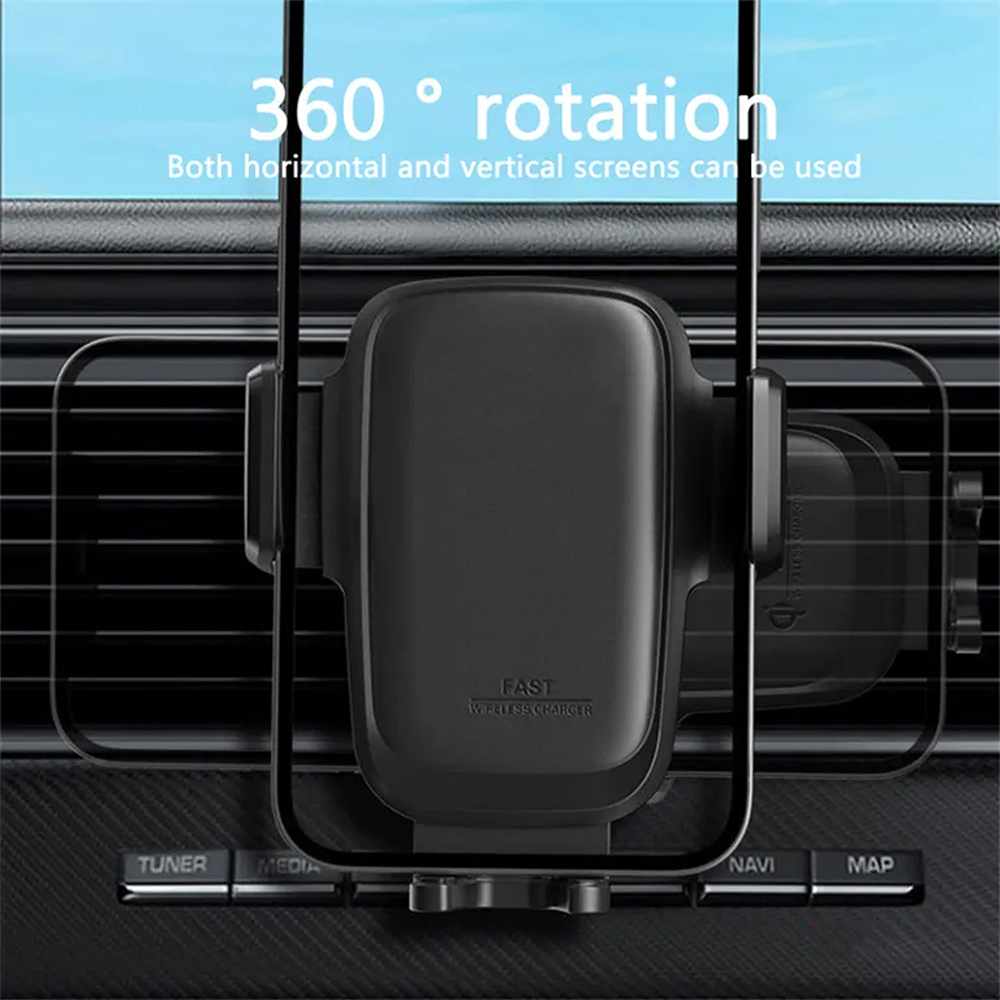 15W Fast Wireless Charging Car Phone Holder