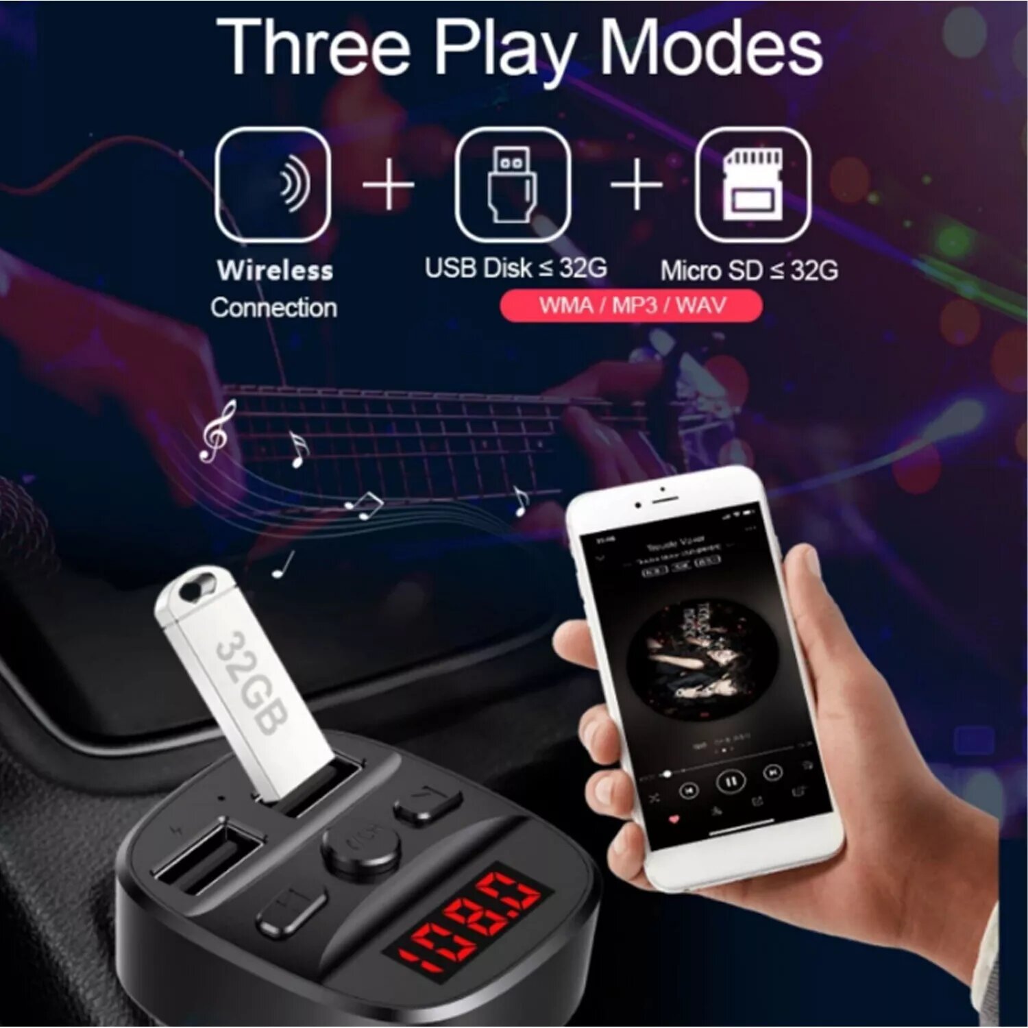 FM Bluetooth Transmitter