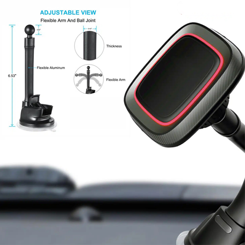 Secure Magnetic Phone Holder with Pressure Absorption Technology