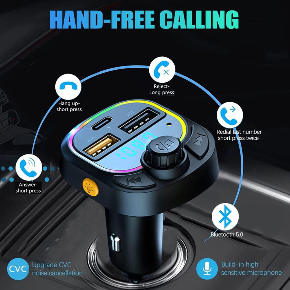 Car FM Transmitter Adapter