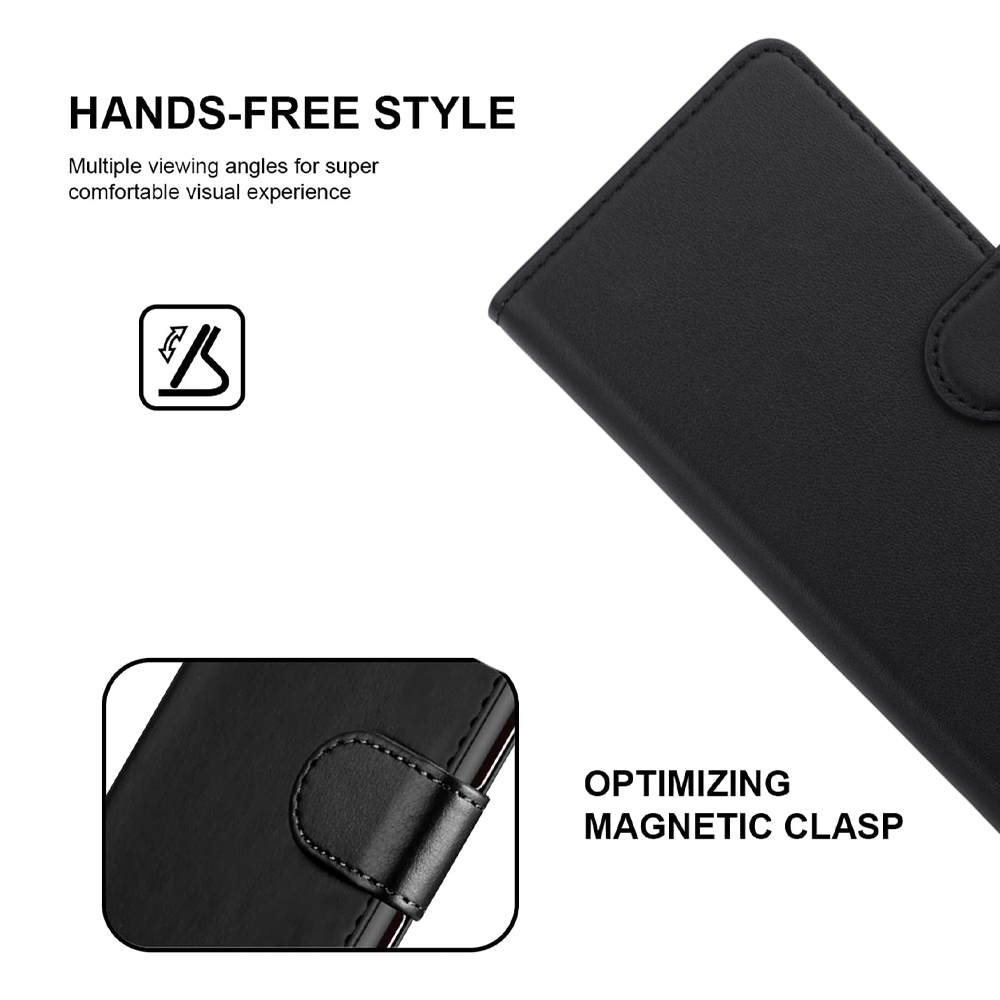 Black Leather Case For iPhone 11 Pro