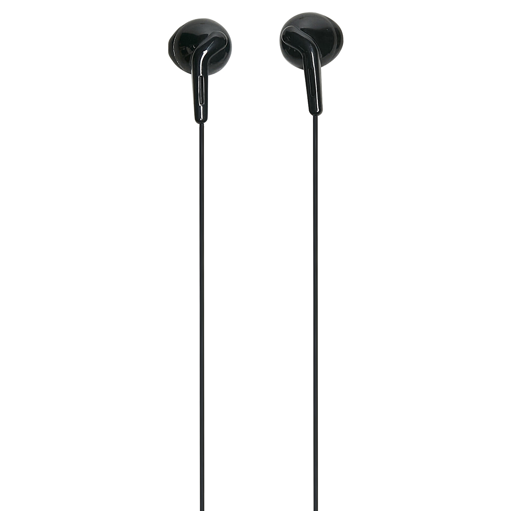 Black stereo handfree.