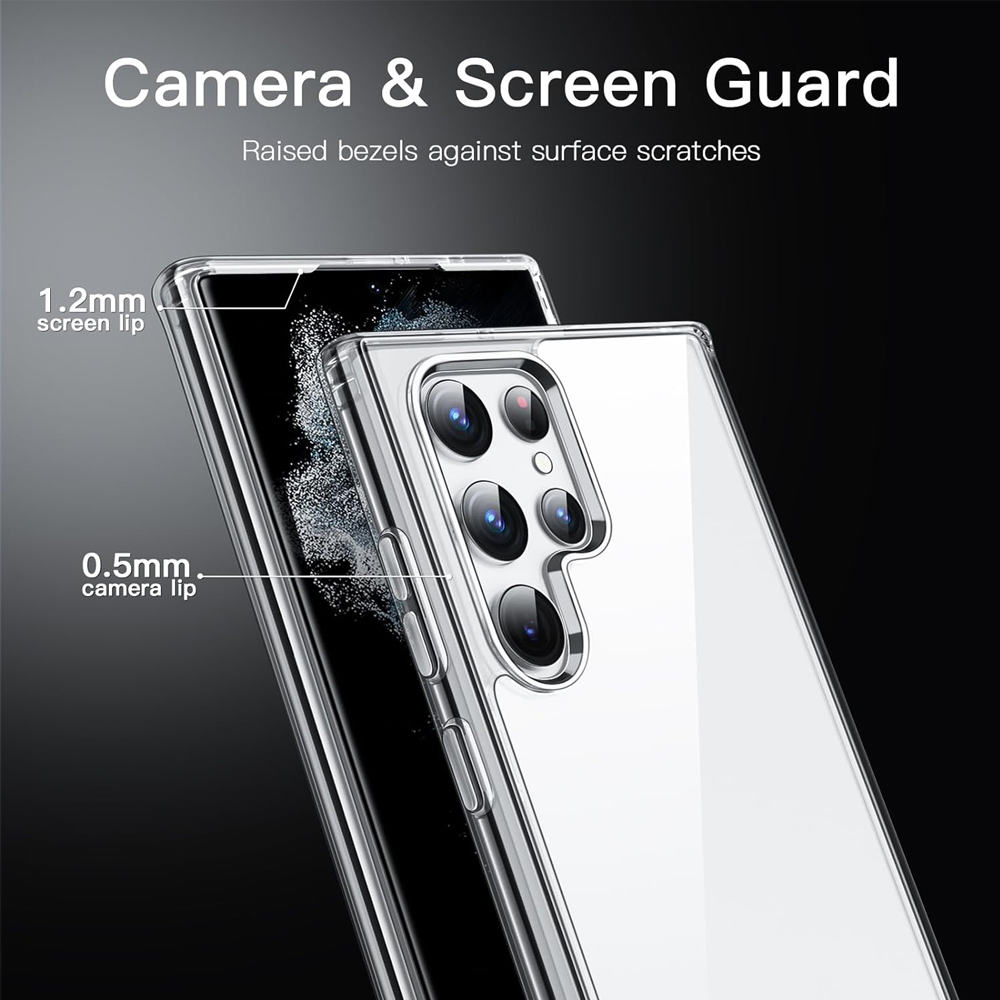 Bumper Clear Case For Samsung Galaxy S22 Ultra