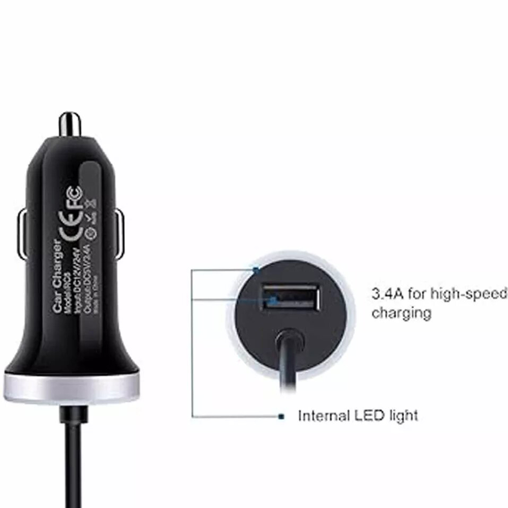 Car Charger Type C Charging Adapter