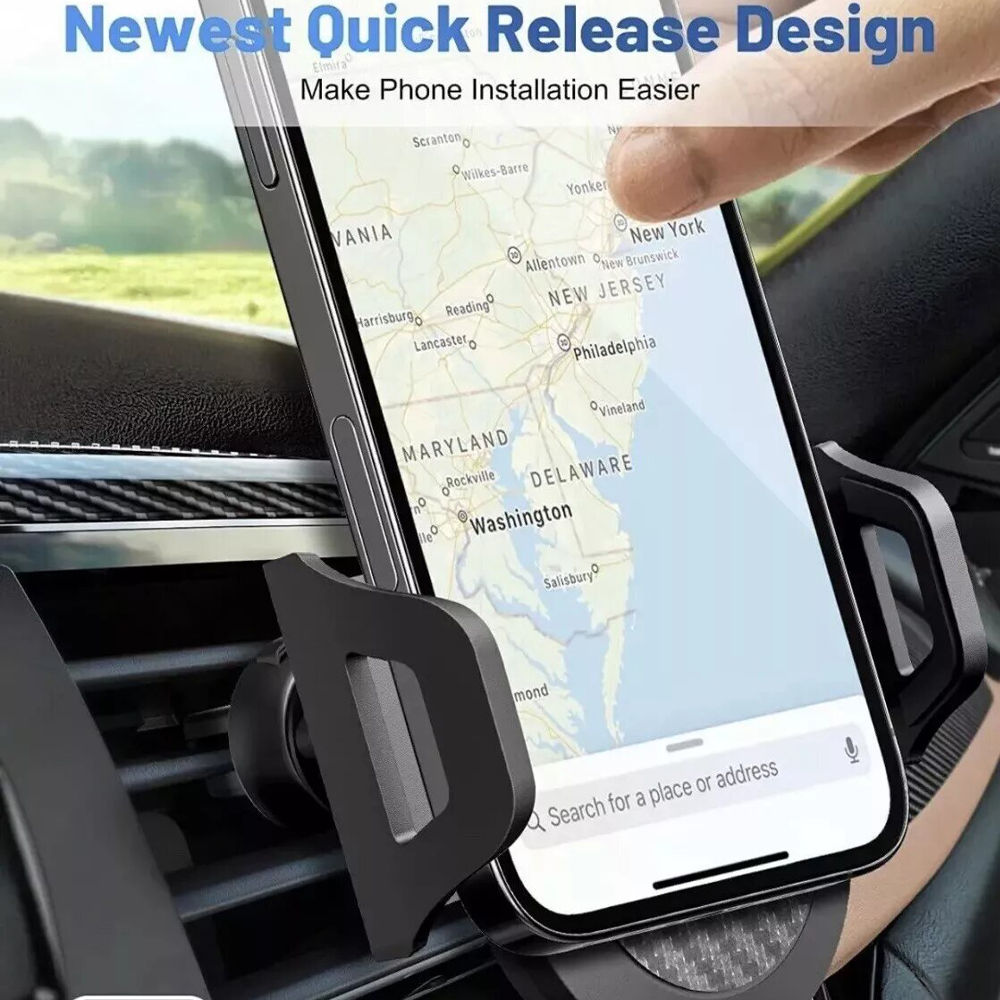 Air vent phone holder