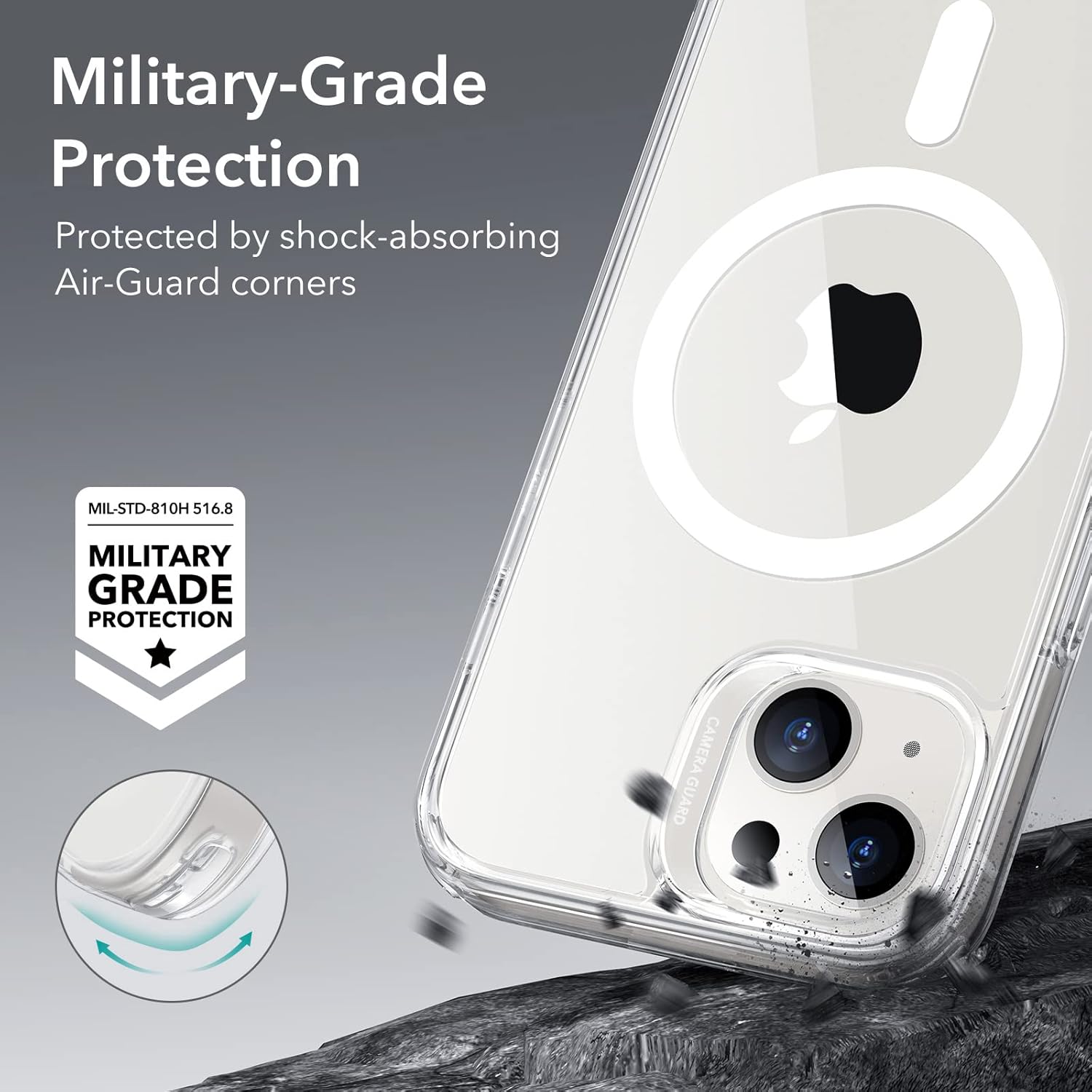 MagSafe-Compatible iPhone 13 Clear Case – Shockproof