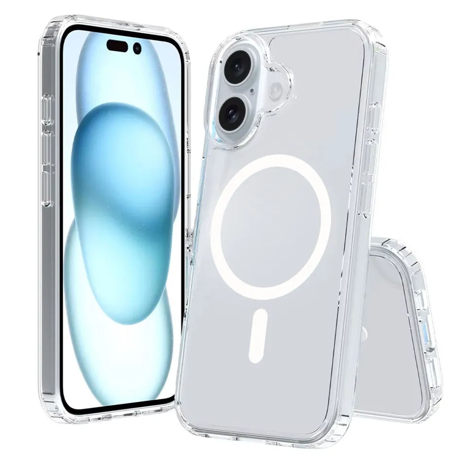 Clear TPU Magsfe Case For iPhone 16 Plu