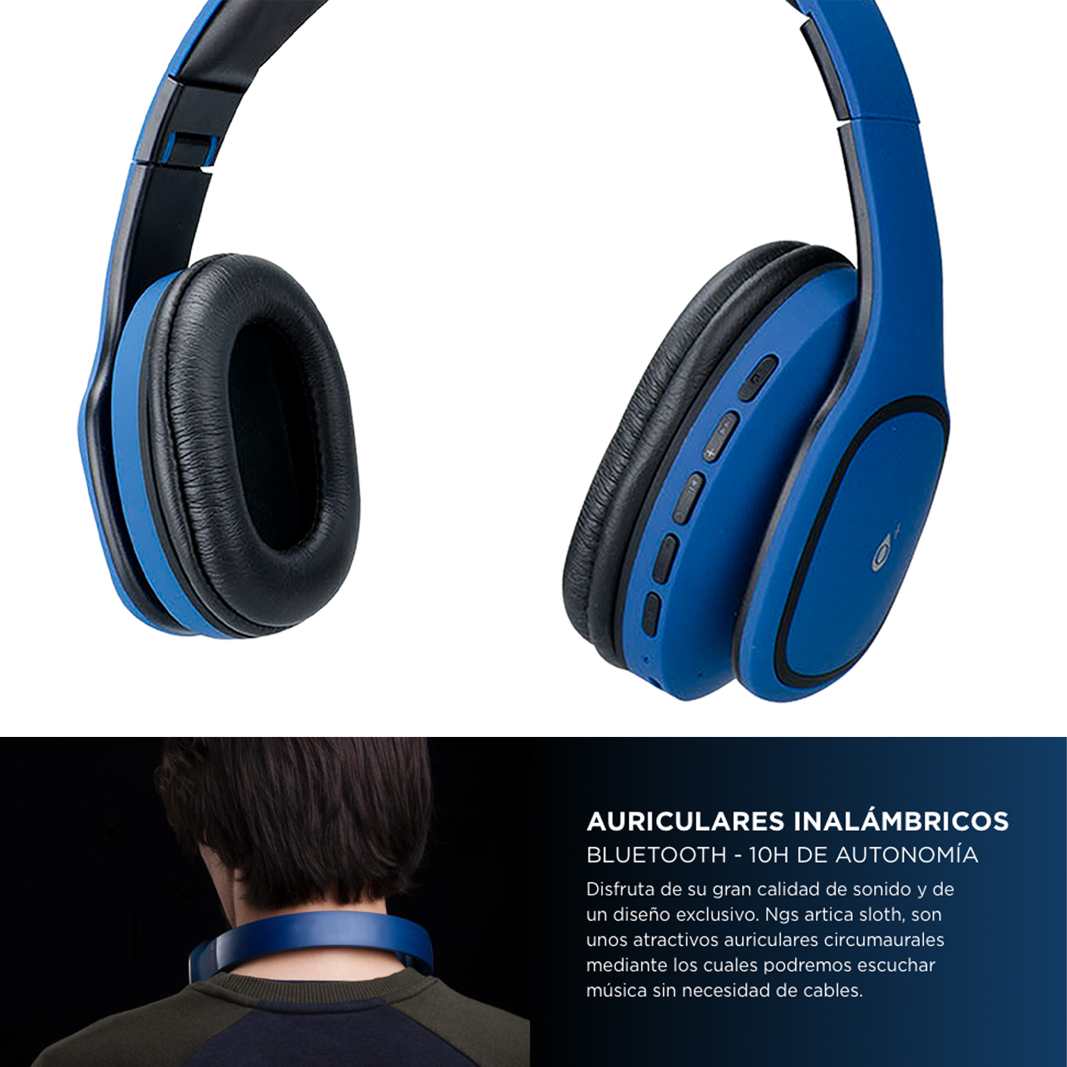 Ergonomic Bluetooth headphones for all-day comfort