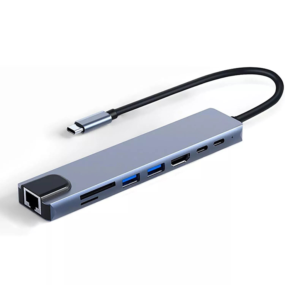 Dual Type C Port & Dual USB Port Adapter HUB