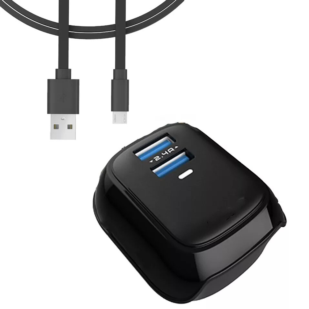 Dual USB Port Phone Charger Adapter