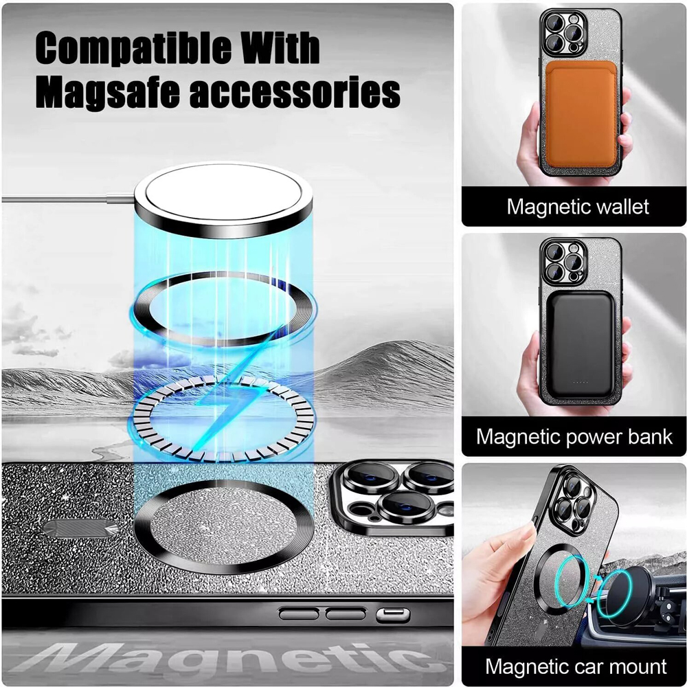 magnetic phone cover for iPhone 16 pro