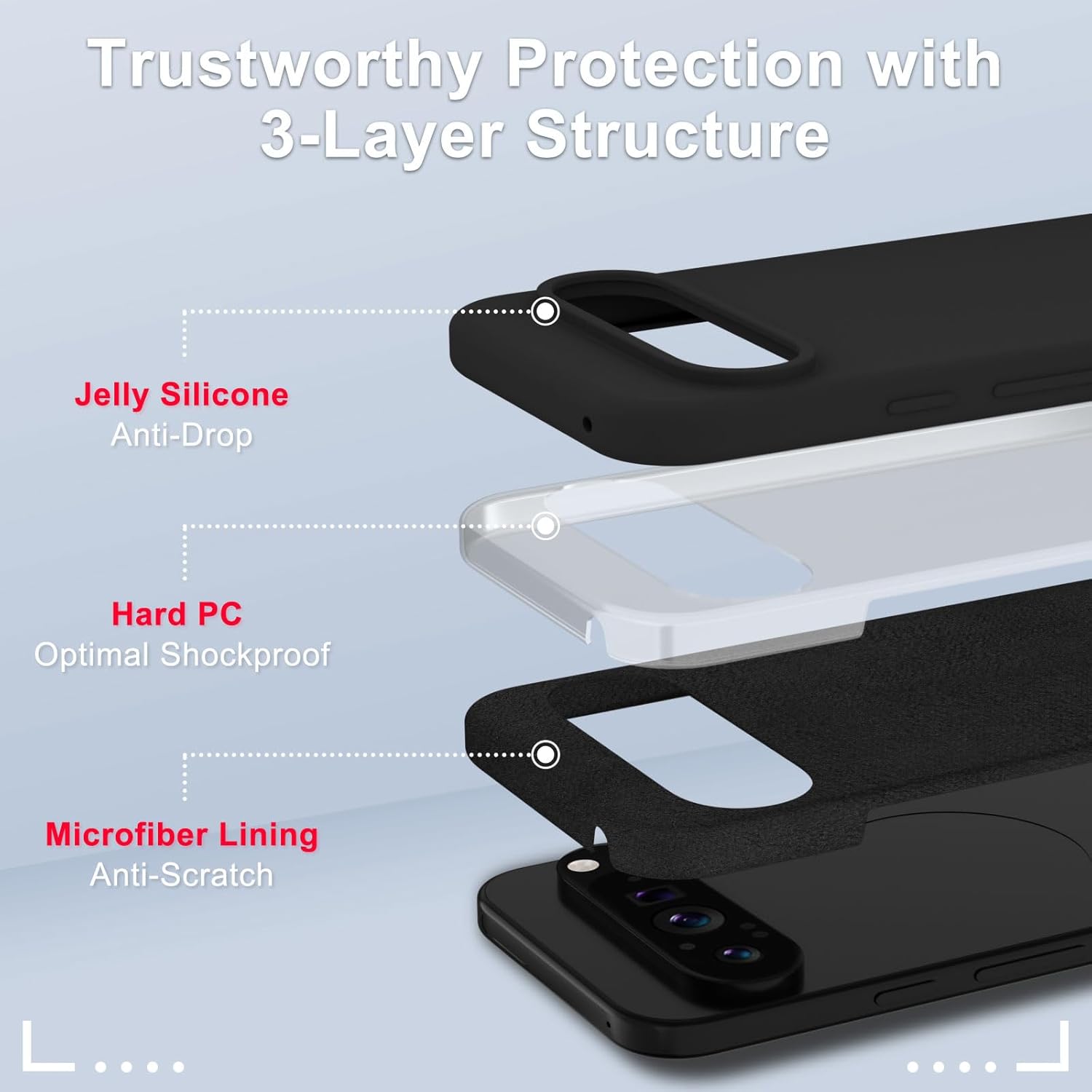 shockproof case for Google Pixel 9 Pro