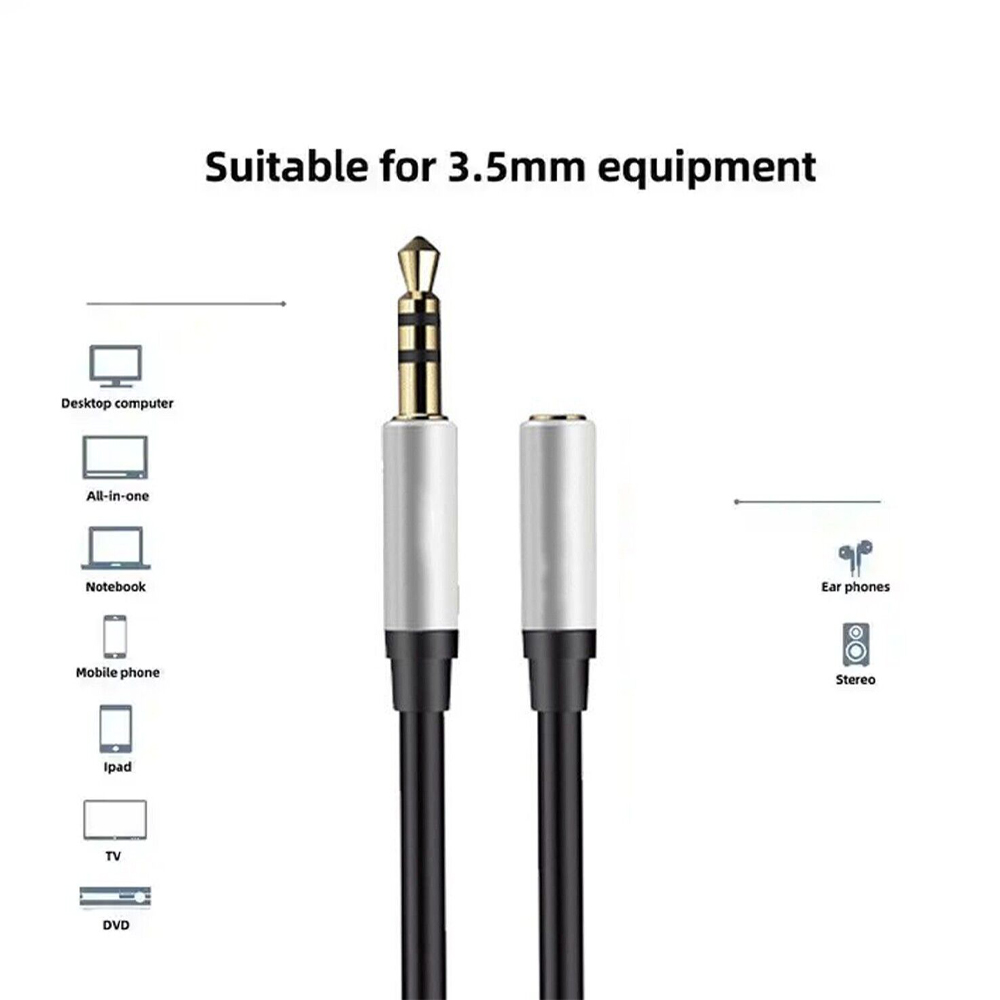 headphone aux lead audio jack