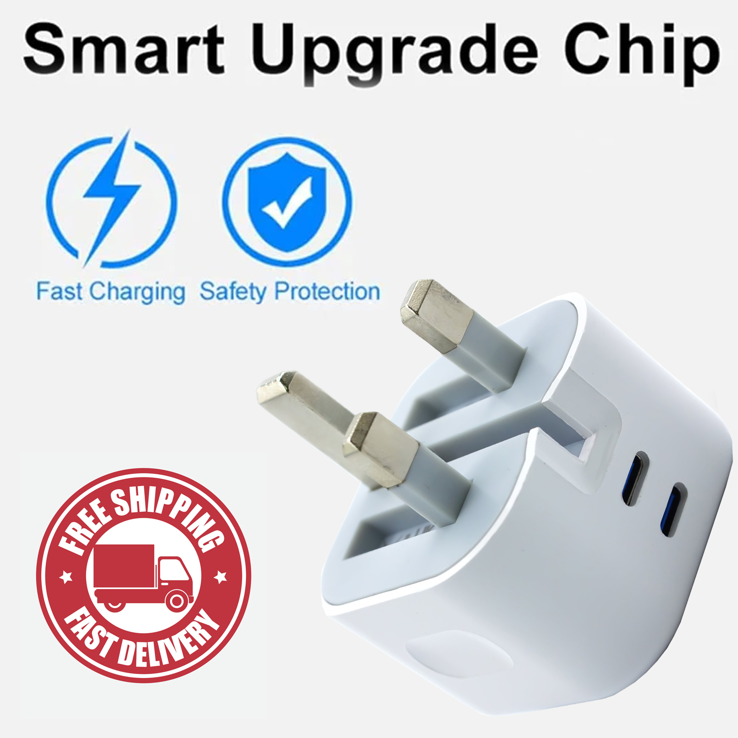 Over-voltage protection USB-C wall charger