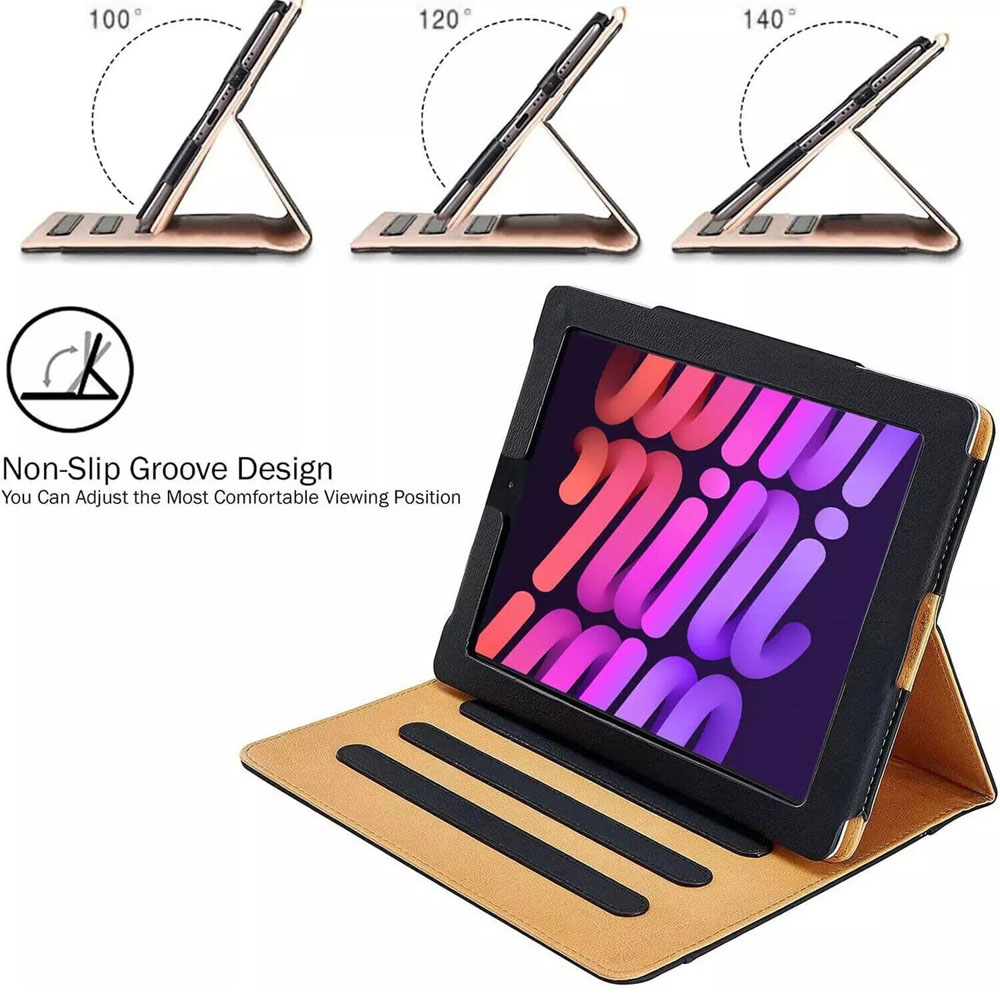 Stylish leather cover for iPad Mini 7th Gen