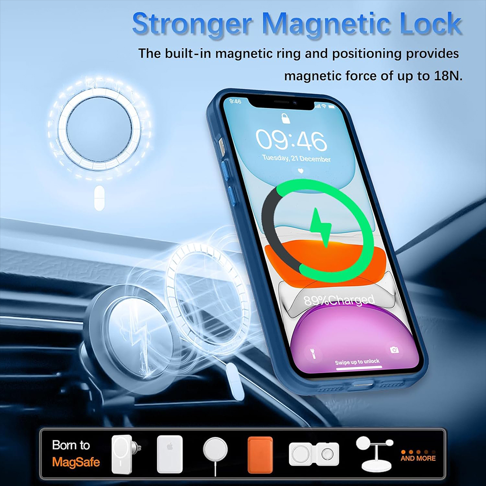 iPhone 11 charging wirelessly