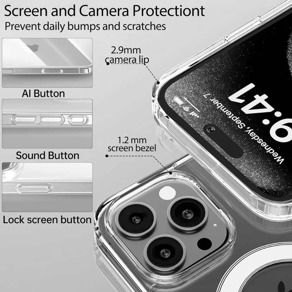 iPhone 12 Pro Max Clear Magsafe Case