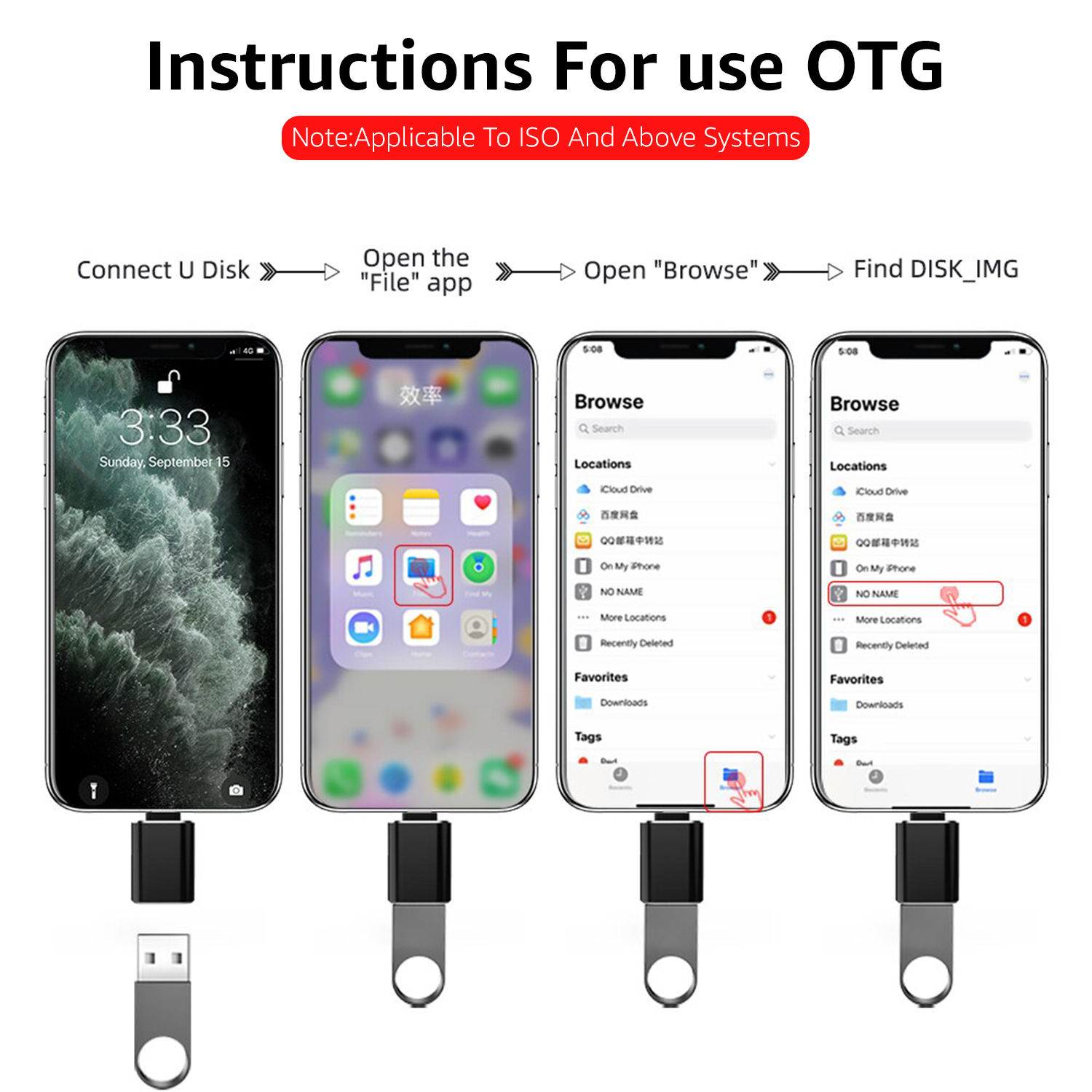 Lightning to USB adapter