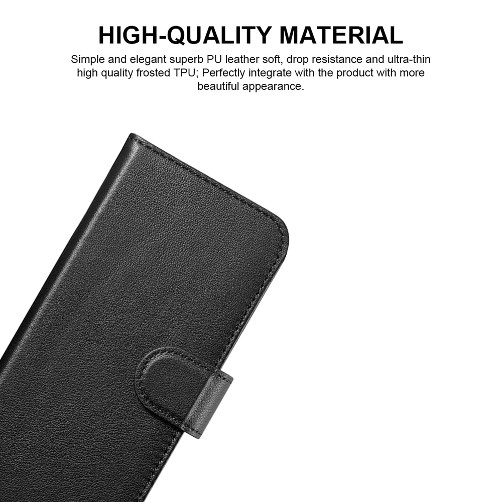 Leather Book Case For iPhone 13