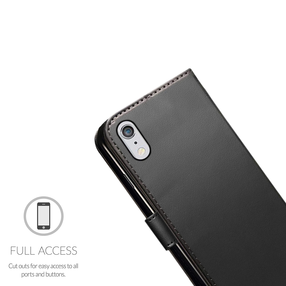 Leather Case For iPhone XR Black