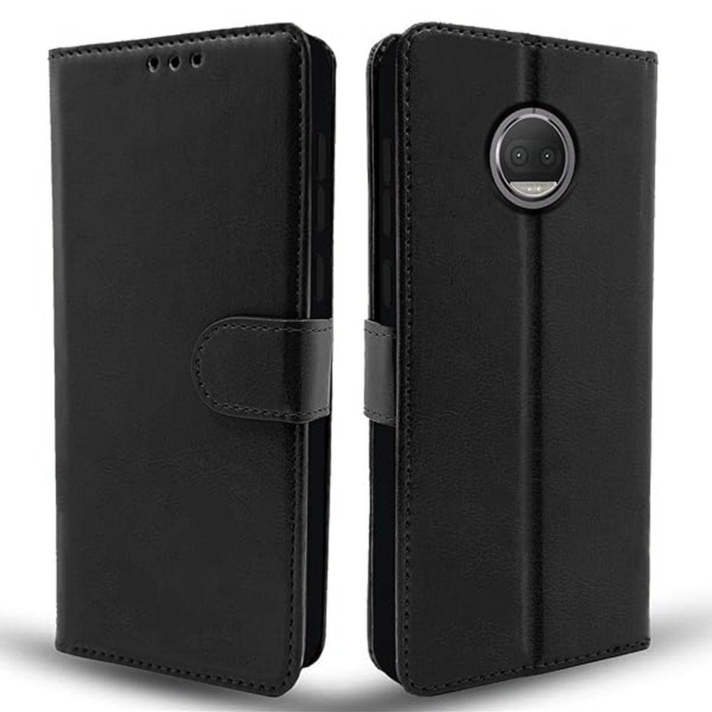 Leather Magnetic Wallet Case For Motorola Moto G5 Plus