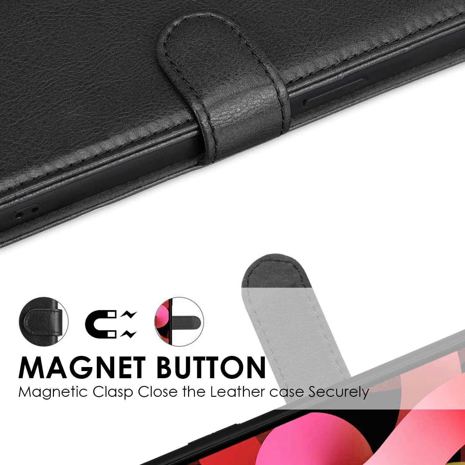 Leather Wallet Case For iPhone 15 Pro Max