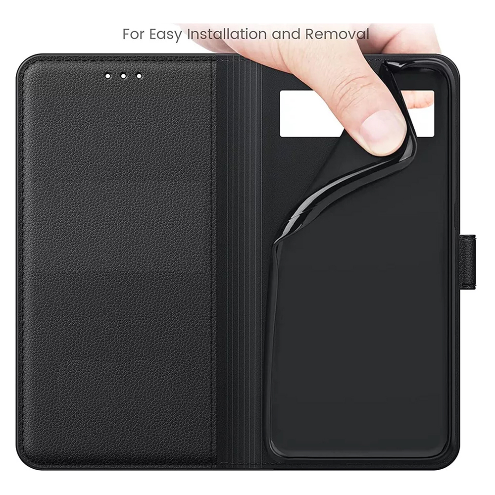 Magnetic Flip Leather Wallet Case