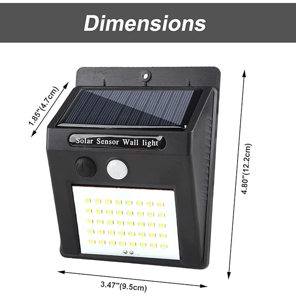 Solar Security Light with Motion Sensor