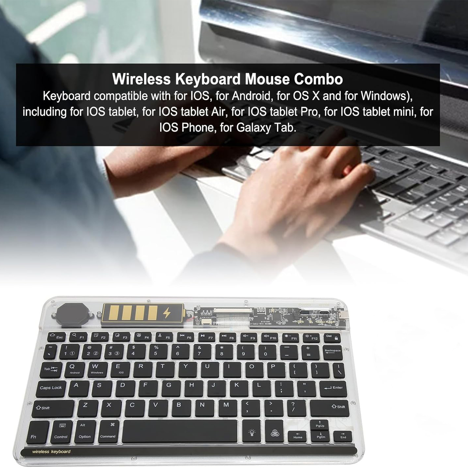 Bluetooth keyboard with easy switching