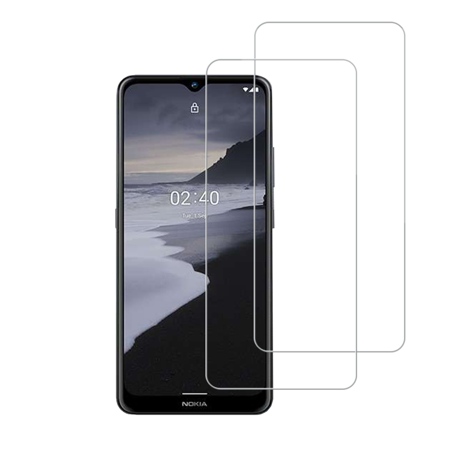 Nokia 2.4 Screen Protector 2 Pack Protector Glass