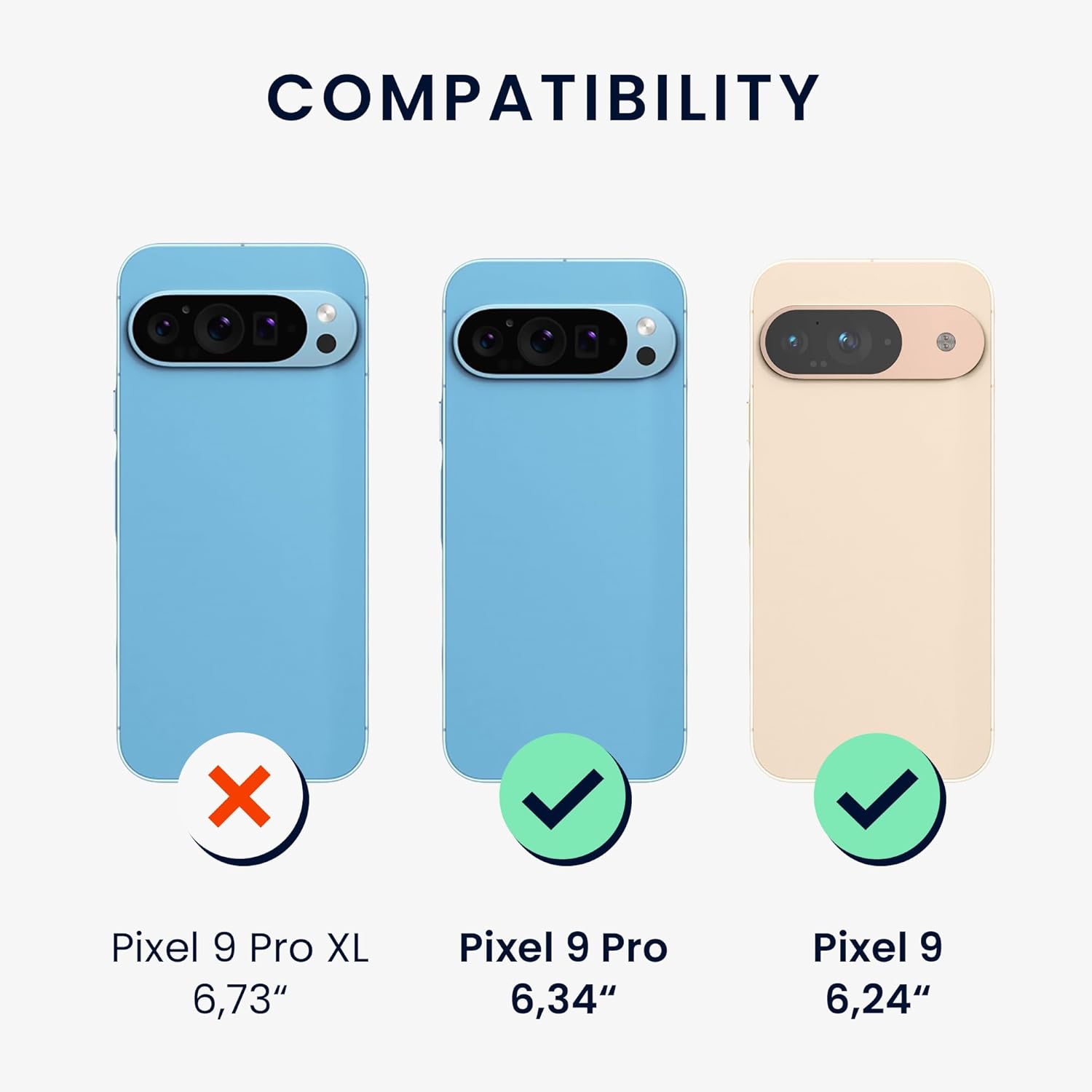 Compatibility for TPU silicone phone cover case for Google Pixel 9