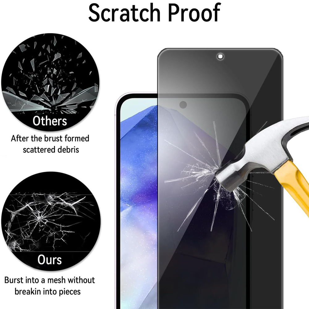 Anti-spy screen protector For Samsung A55