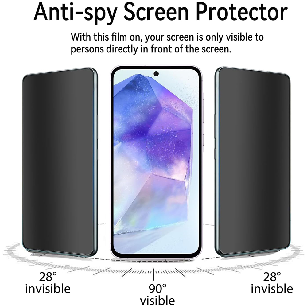 Anti-spy screen protector For Samsung A55