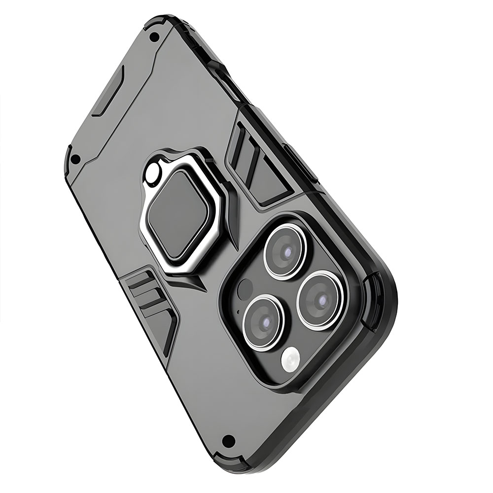 For iPhone 16 Pro ShockProof Ring Case