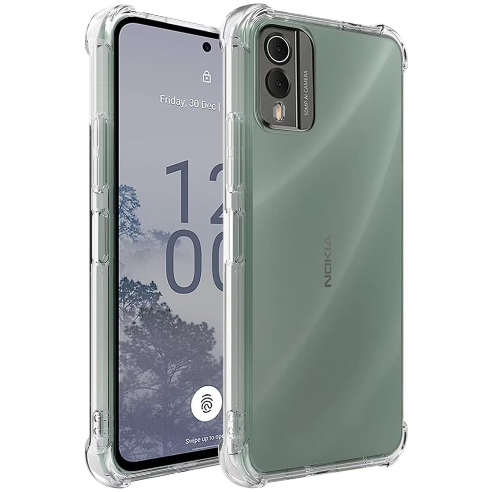 Clear silicone phone cover for Nokia X30