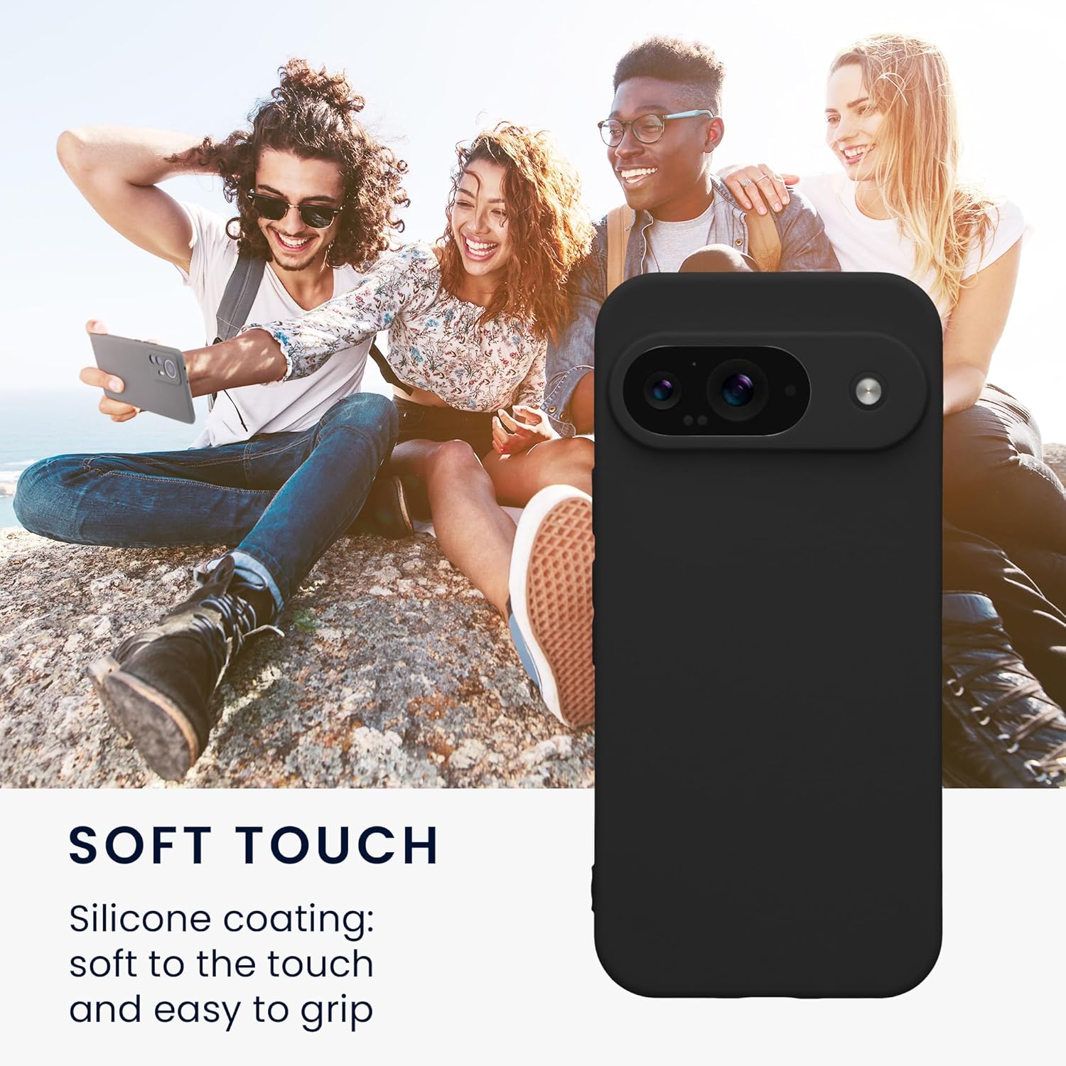 Soft touch case for google pixel 9