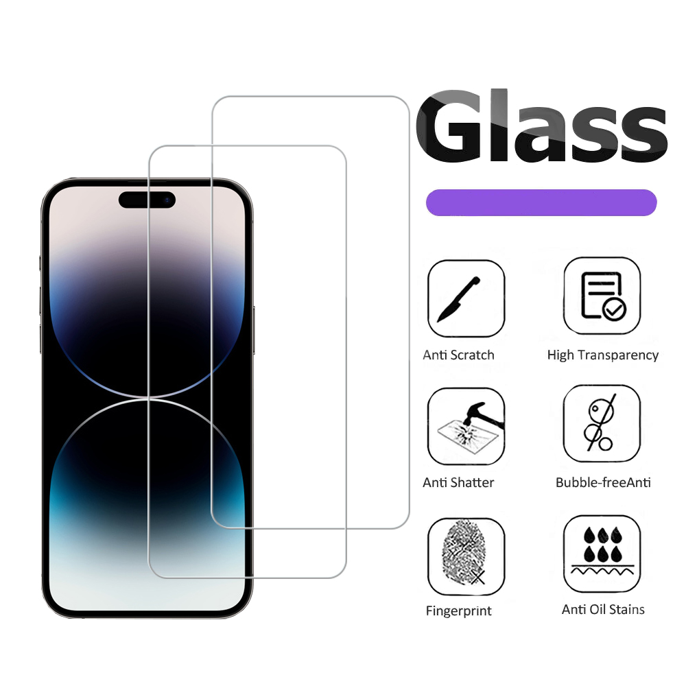 Tempered Glass For iPhone 15 Pro