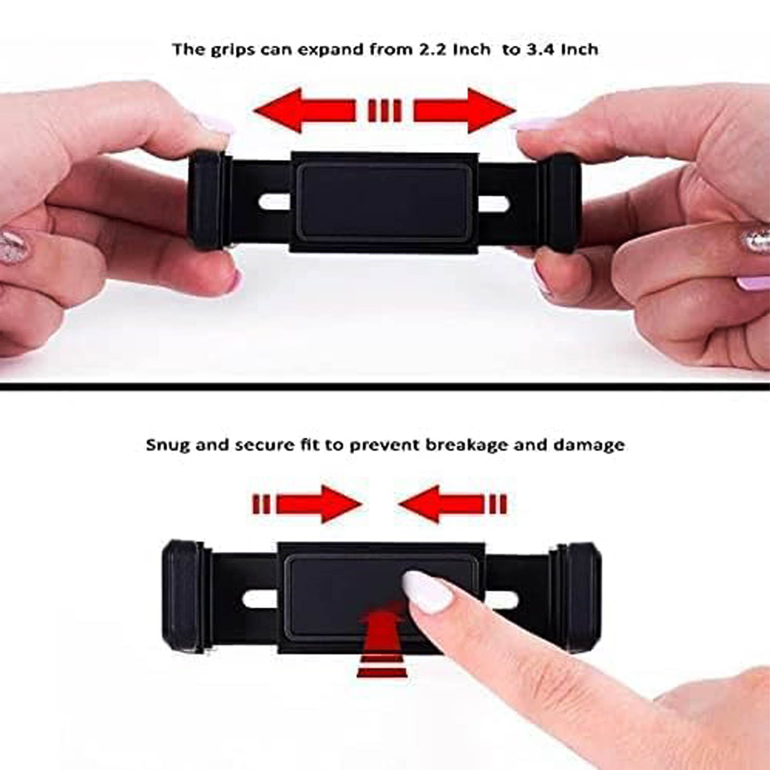 Adjustable and Secure Phone Mount for Vehicles