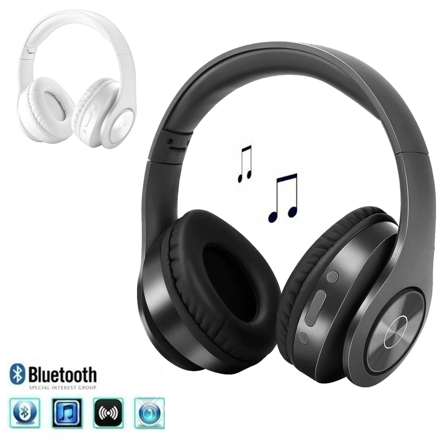 T-43 Wireless Headphones with Microphone