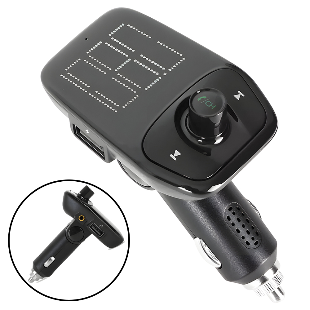 Wireless FM Transmitter & Dual USB Charger