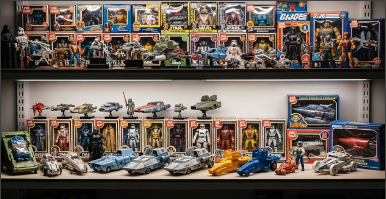 Authentic vintage action figures UK toy collections
